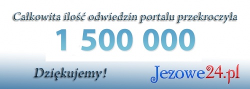 1,5 mln odwiedzin! Dziękujemy!