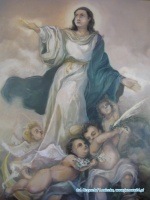 Wniebowzięcie Matki Bożej pędzla Doroty Treli z Jeżowego