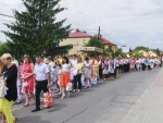 Procesja Bożego Ciała w parafii Narodzenia NMP w Jeżowem
