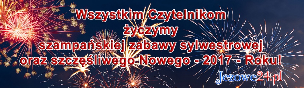 Udanego Sylwestra i szczęśliwego Nowego Roku!